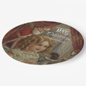 Feestelijk  Meisje Santa Doll Bord (Gekanteld)