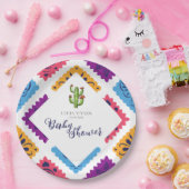 Feestelijk Mexicaans Papier Fan Cactus Baby shower Papieren Bordje (Feest)