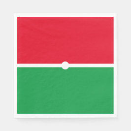 Feestelijk Modern Helder Rood Kelly Groen Kleurenb Servet