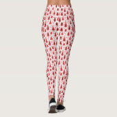 Feestelijk modern Schattige kerstboombos Leggings (Achterkant)