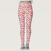 Feestelijk modern Schattige kerstboombos Leggings (Voorkant)