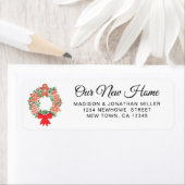 Feestelijk Nieuw Home Retouradres Etiket (Insitu)