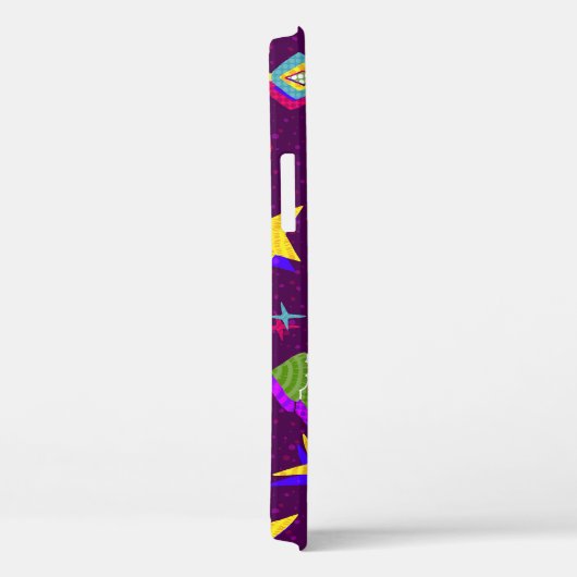 Feestelijk nieuwjaarskerstpatroon Case-Mate iPhone case (Achterkant / Rechts)