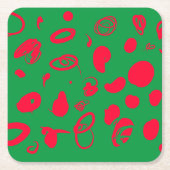 Feestelijk ontwerp Papier Onderzetter (Voorkant)