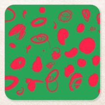 Feestelijk ontwerp Papier Onderzetter