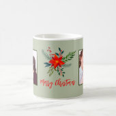 Feestelijk Onze eerste kerstfamilie 2 aangepaste f Koffiemok (Center)