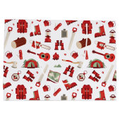 Feestelijk Outdoor Adventure met Camping Gear Groot Cadeauzakje (Achterkant)