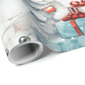 Feestelijk pakpapier met kattenthema (Rol Hoek)