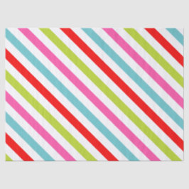 Feestelijk patroon – Retro vakantestrepen Tissuepapier