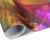 Feestelijk plezier Romantische Kerstmis Sneeuwvlok Cadeaupapier (Rol Hoek)