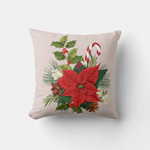 Feestelijk Poinsettia kussen