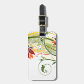 feestelijk reizen bagagelabel (Voorkant verticaal)