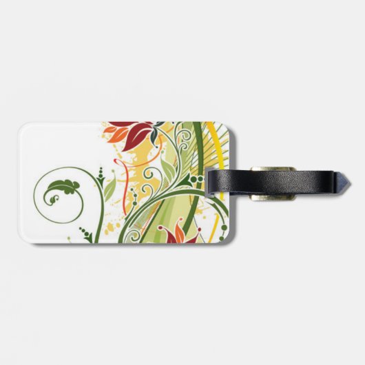 feestelijk reizen bagagelabel (Achterkant horizontaal)