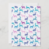 Feestelijk Rendier Kerstfeest Kaart (Achterkant)