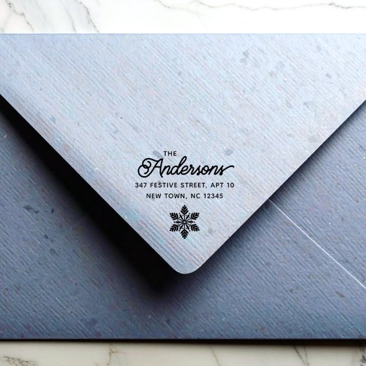 Feestelijk Retouradres Rubberstempel