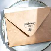 Feestelijk Retouradres Rubberstempel
