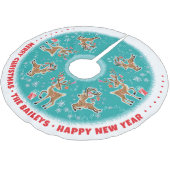 feestelijk retro rendier kerstboom rok (Gekanteld)