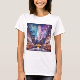 Feestelijk Rockefeller Center NYC T-shirt