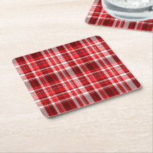 Feestelijk rood en wit geruit