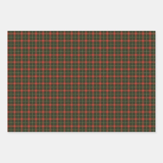 feestelijk rood inpakpapier vel (Voorkant)