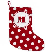 Feestelijk rood monogrammotief