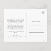 Feestelijk rood script Verticaal 3 foto Kerstmis Feestdagenkaart (Achterkant)