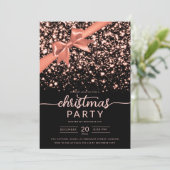 Feestelijk Roos Gouden Winter Shiny Star Company X Kaart (Staand voorkant)