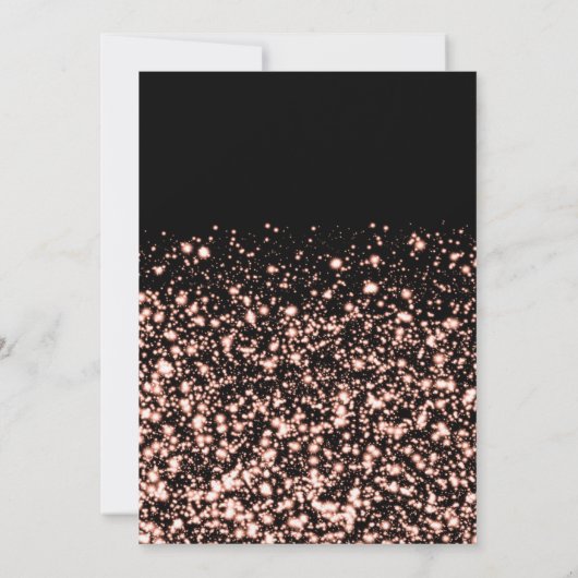 Feestelijk Roos Gouden Winter Shiny Star Company X Kaart (Achterkant)