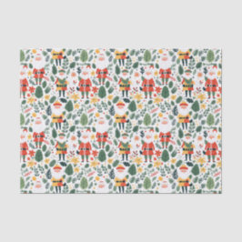 Feestelijk Santa Patroon Tissuepapier