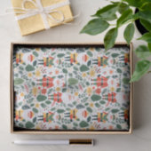 Feestelijk Santa Patroon Tissuepapier (Geschenk)