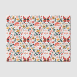 Feestelijk Santa Patroon Tissuepapier