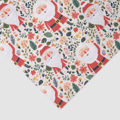 Feestelijk Santa Patroon Tissuepapier (Detail)