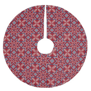 Feestelijk Scandinavisch trui patroon Kerstboom Rok