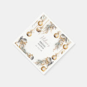 feestelijk servet | Holly & Gold Vrijgezellenfeest (Hoek)