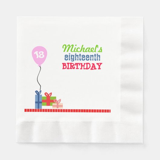 feestelijk servetten (Voorkant)