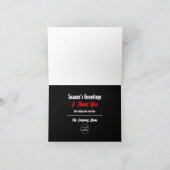 Feestelijk Snoep, klant dank u kaart (Binnen)