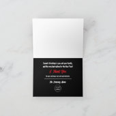 Feestelijk Snoep, medewerker dank u kaart (Binnen)