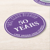 Feestelijk, Special 50th class reünie onderzetter (Gebogen)