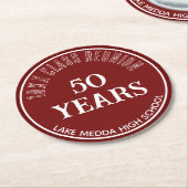 Feestelijk, Special 50th class reünie onderzetter (Gebogen)