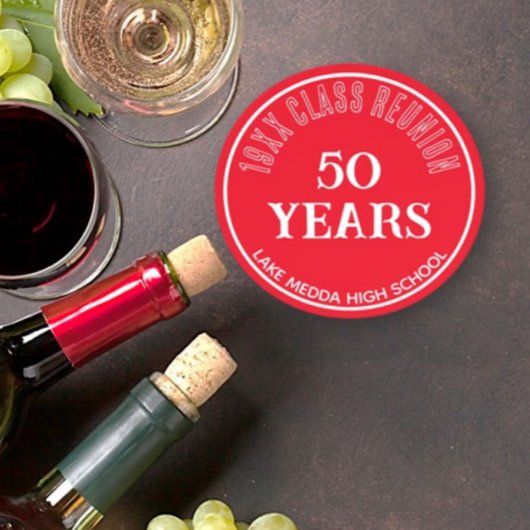 Feestelijk, Special 50th class reünie onderzetter