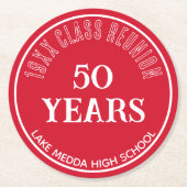 Feestelijk, Special 50th class reünie onderzetter (Voorkant)