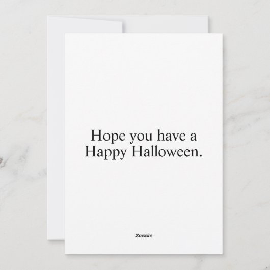 Feestelijk spookhuis | Happy Halloween Feestdagenkaart (Achterkant)