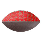 Feestelijk sterren rood football (Gedraaid 90)