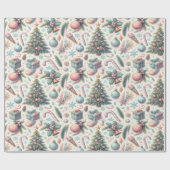 Feestelijk vakantieinpakpapier cadeaupapier (Vlak)