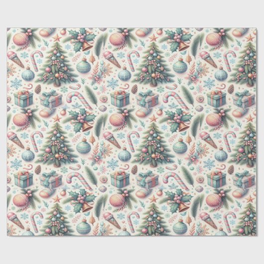 Feestelijk vakantieinpakpapier cadeaupapier (Vlak)
