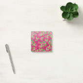 Feestelijk veenbessenbladerpatroon, Fuchsia Post-it® Notes (Kantoor)