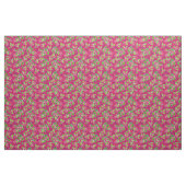 Feestelijk veenbessenbladerpatroon, Fuchsia Stof (Fat Quarter)