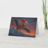 Feestelijk. Veer. Fantastisch. feestdagenkaart Feestdagen Kaart (Voorkant)