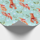 feestelijk verpakkingspapier voor kreeften cadeaupapier (Hoek)