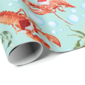 feestelijk verpakkingspapier voor kreeften cadeaupapier (Rol Hoek)